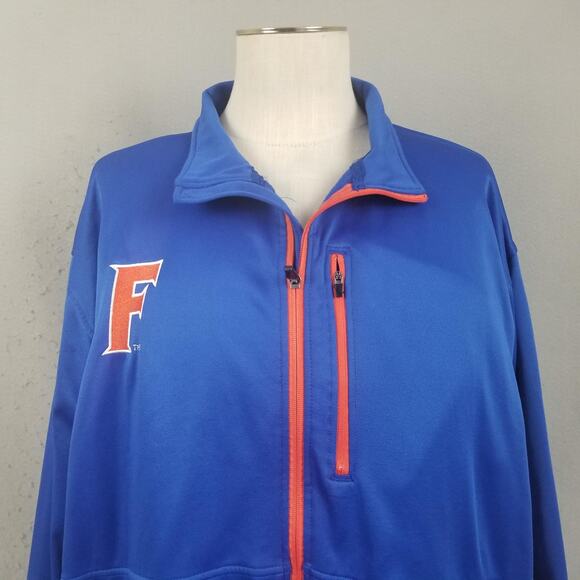 Florida Gators Jacket Mens 2XL Blue College Football Rivalry Threads Full Zip - Picture 2 of 15